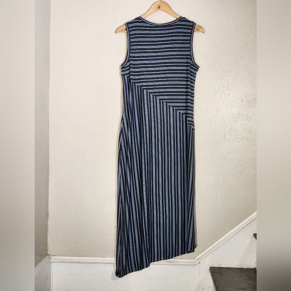 Cabi Asymetrical Striped Sleeveless Dress - Picture 2 of 7